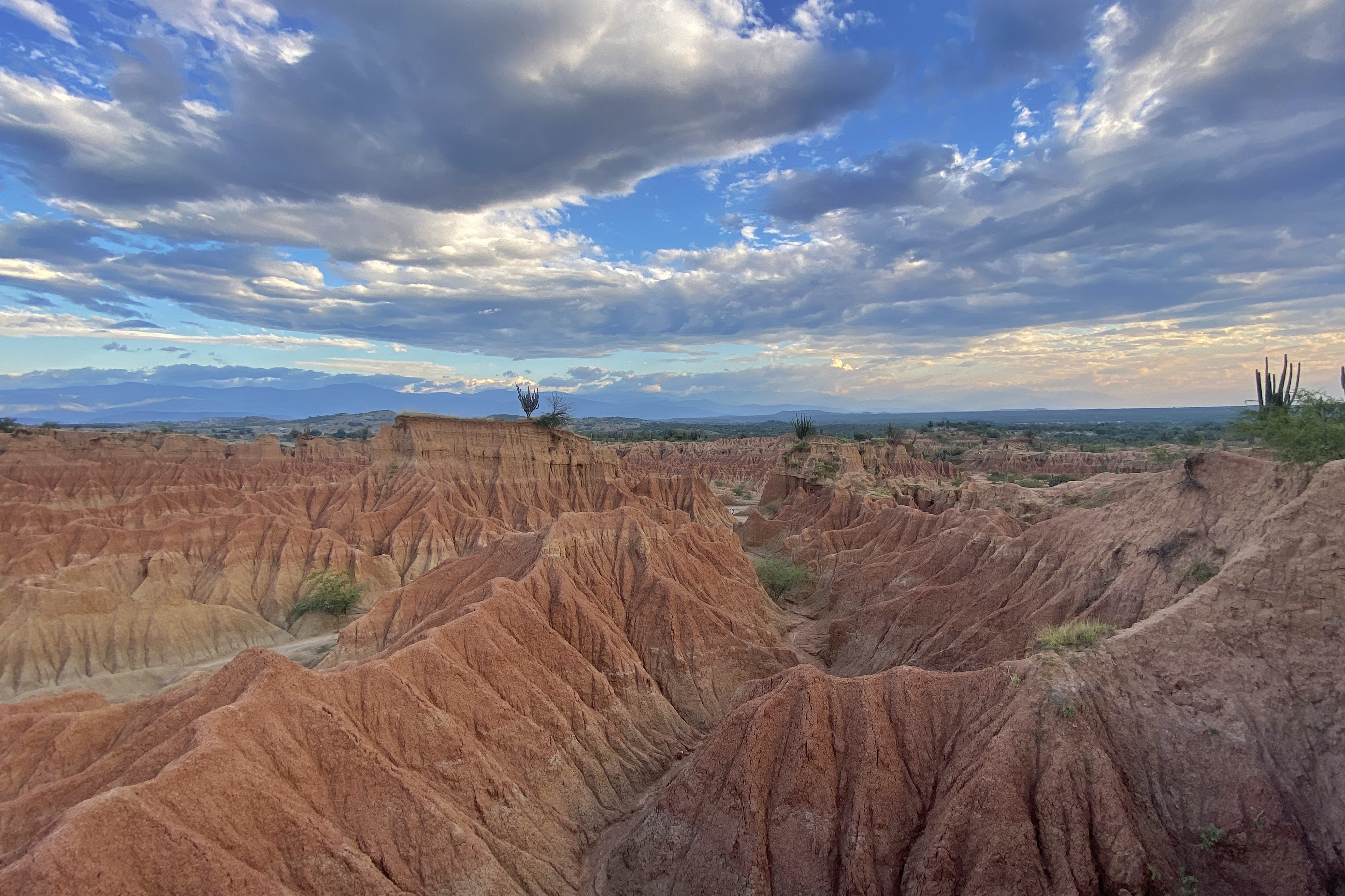 Paysage du désert de Tatacoa